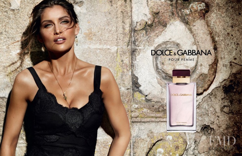 Laetitia Casta featured in  the Dolce & Gabbana Fragrance advertisement for Summer 2012