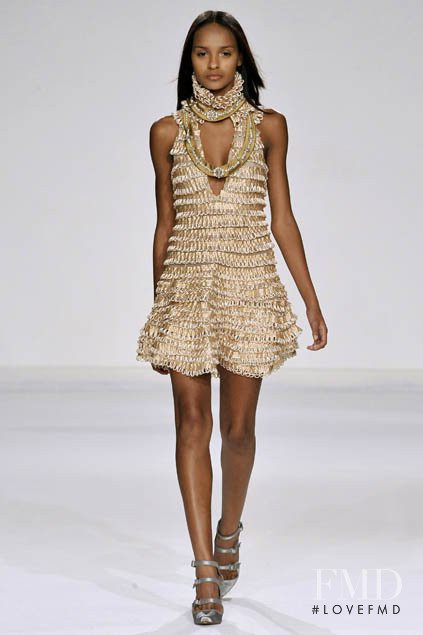 Gracie Carvalho featured in  the Gloria Coelho fashion show for Spring/Summer 2009