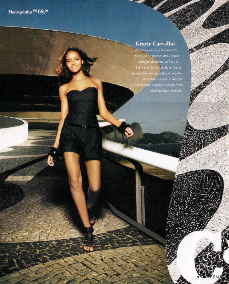 Gracie Carvalho featured in  the C&A advertisement for Autumn/Winter 2009