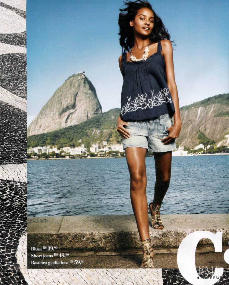 Gracie Carvalho featured in  the C&A advertisement for Autumn/Winter 2009