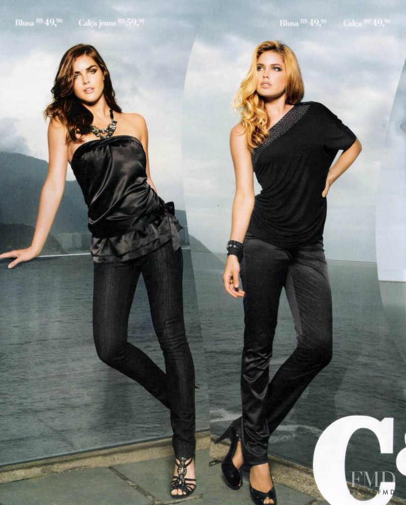 Doutzen Kroes featured in  the C&A advertisement for Autumn/Winter 2009