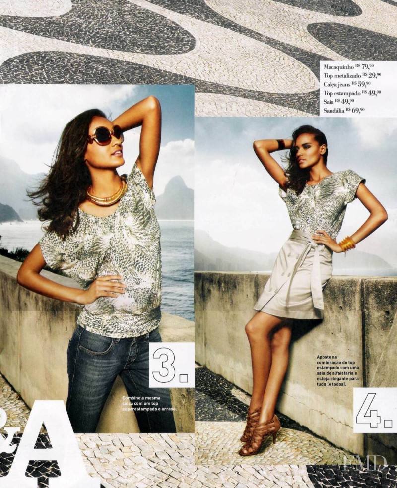 Gracie Carvalho featured in  the C&A advertisement for Autumn/Winter 2009