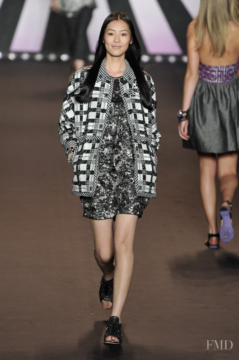 Liu Wen featured in  the Anna Sui fashion show for Spring/Summer 2010