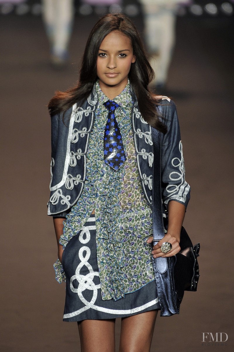 Gracie Carvalho featured in  the Anna Sui fashion show for Spring/Summer 2010