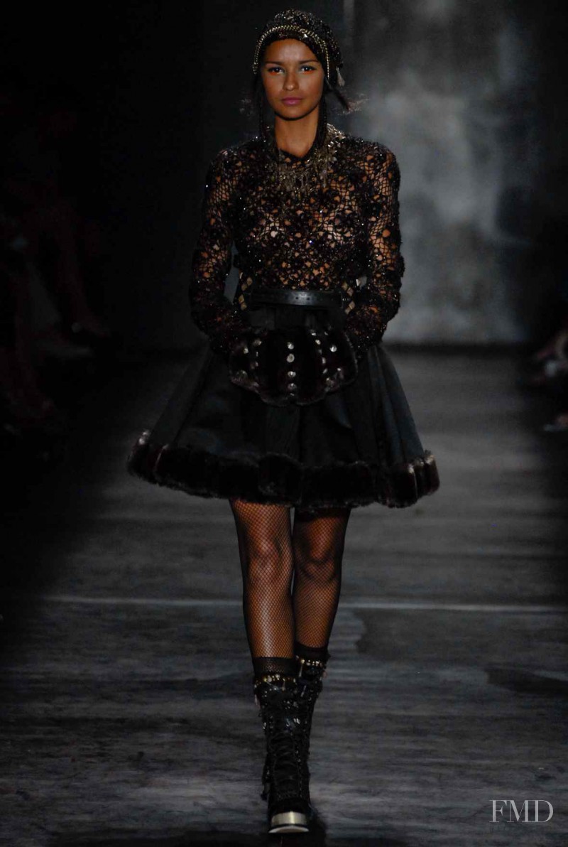 Gracie Carvalho featured in  the Alexandre Herchcovitch fashion show for Autumn/Winter 2010