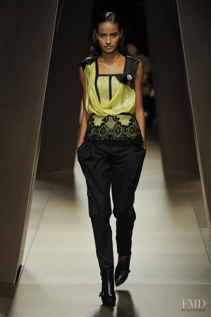 Gracie Carvalho featured in  the Reinaldo Lourenï¿½o fashion show for Autumn/Winter 2010