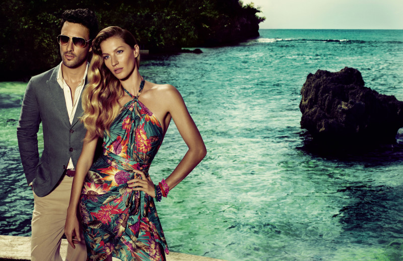 Gisele Bundchen featured in  the Salvatore Ferragamo advertisement for Spring/Summer 2012