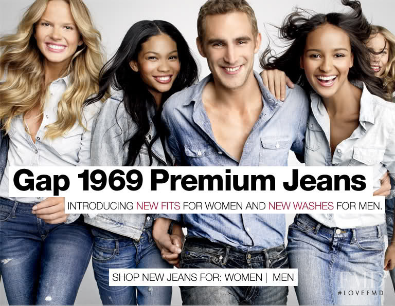 Anne Vyalitsyna featured in  the Gap 1969 Premium Jeans advertisement for Spring/Summer 2010