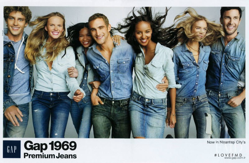 Anne Vyalitsyna featured in  the Gap 1969 Premium Jeans advertisement for Spring/Summer 2010