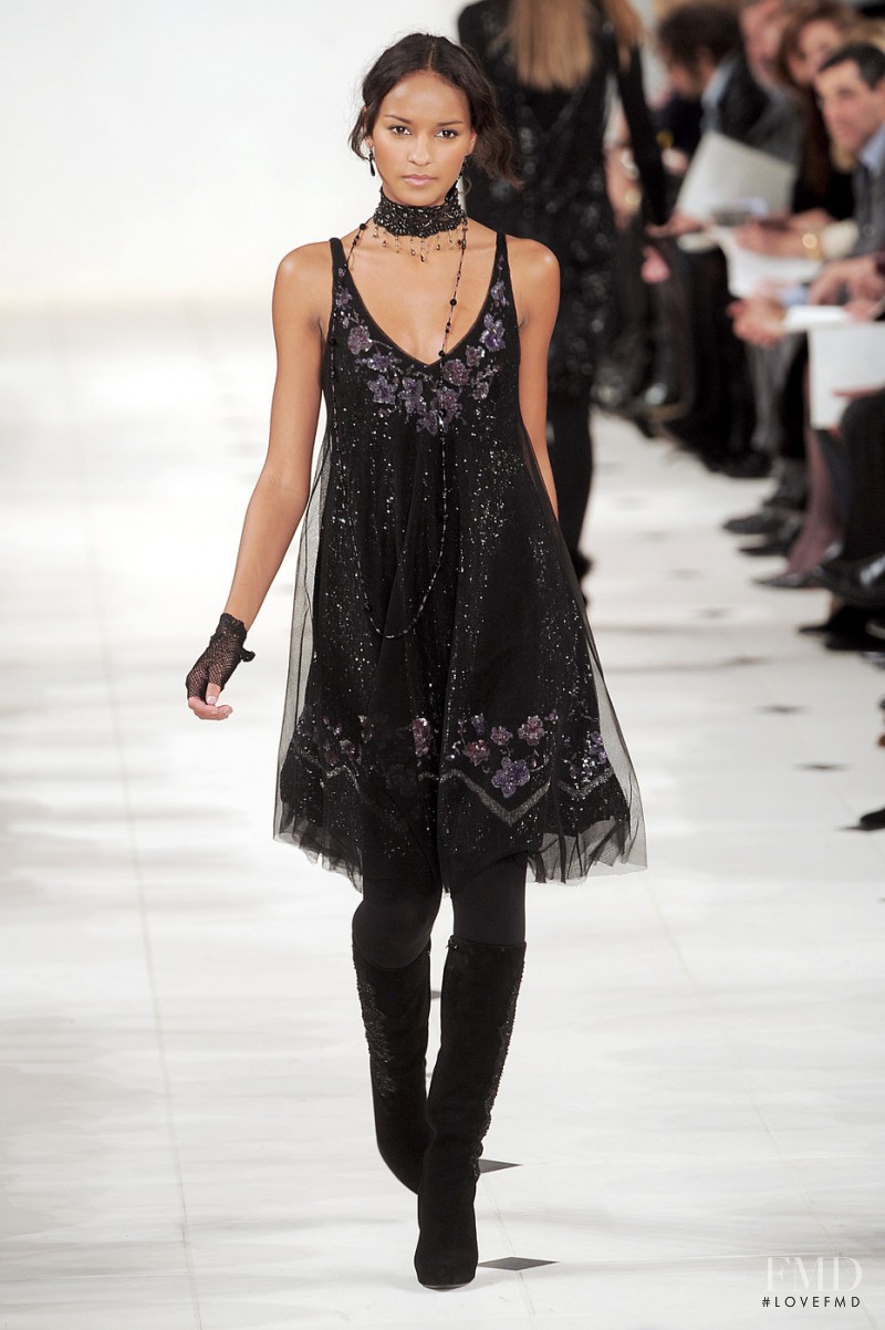 Gracie Carvalho featured in  the Ralph Lauren Collection fashion show for Autumn/Winter 2010