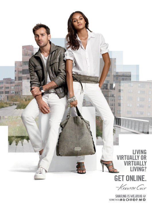 Gracie Carvalho featured in  the Kenneth Cole advertisement for Spring/Summer 2010