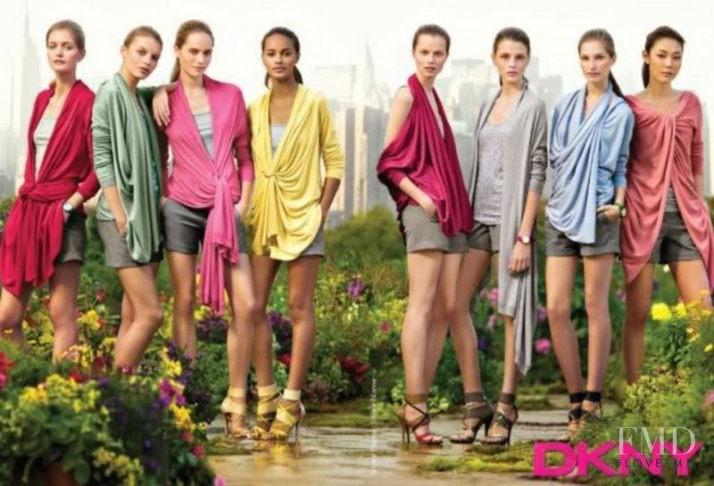 Gracie Carvalho featured in  the DKNY advertisement for Spring/Summer 2010