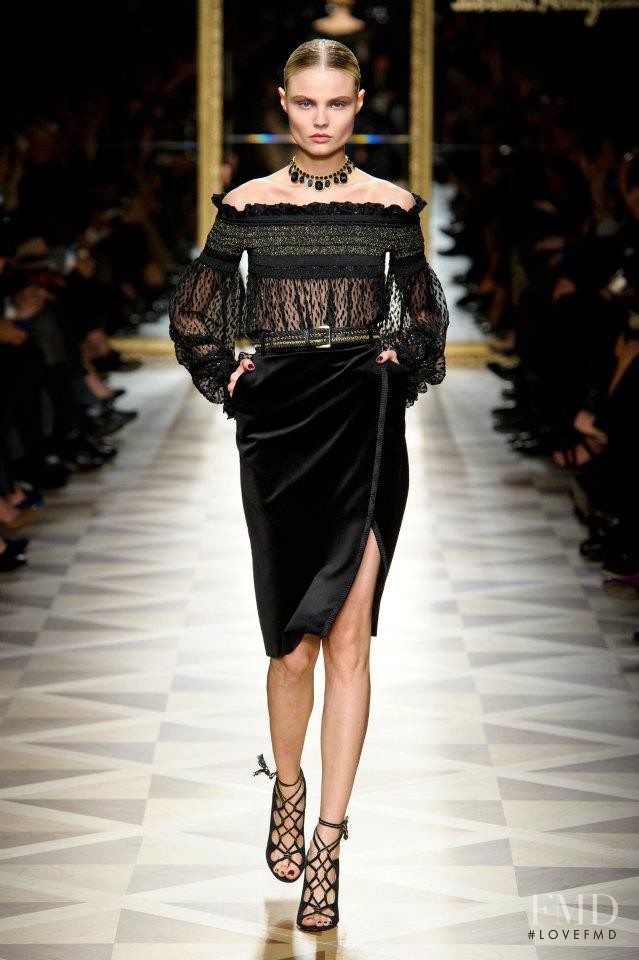 Magdalena Frackowiak featured in  the Salvatore Ferragamo fashion show for Autumn/Winter 2012