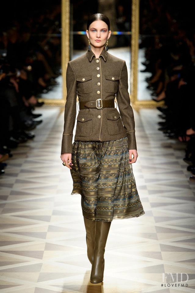 Nadine Ponce featured in  the Salvatore Ferragamo fashion show for Autumn/Winter 2012