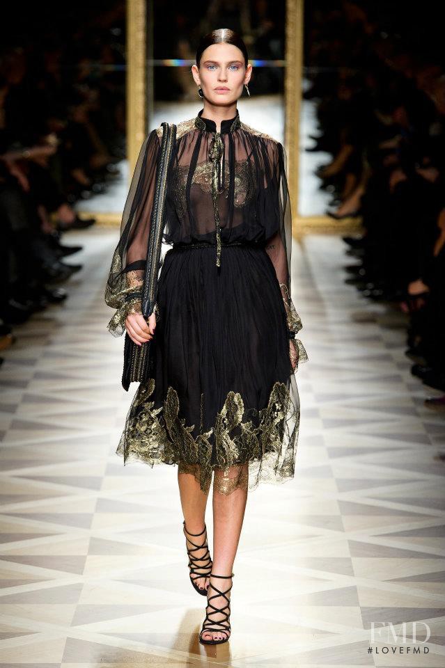 Bianca Balti featured in  the Salvatore Ferragamo fashion show for Autumn/Winter 2012