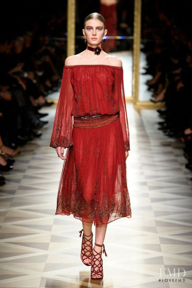 Sigrid Agren featured in  the Salvatore Ferragamo fashion show for Autumn/Winter 2012