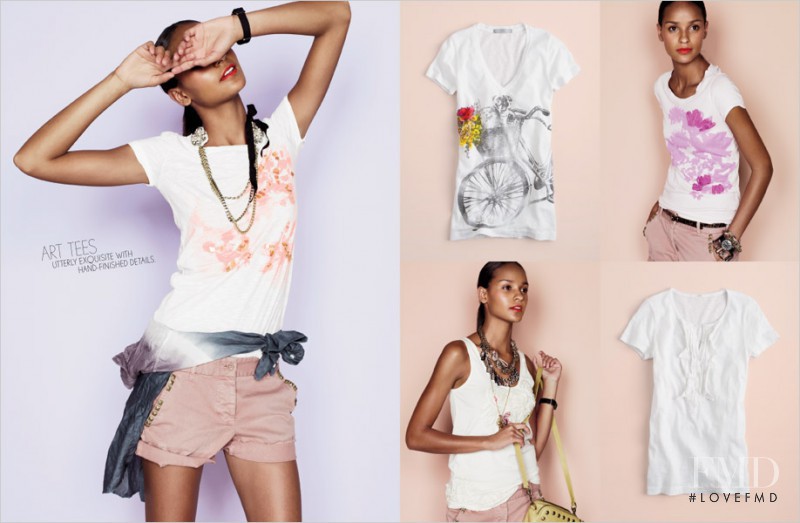 Gracie Carvalho featured in  the J.Crew Recasting The Classics & Mixer Upper catalogue for Summer 2010