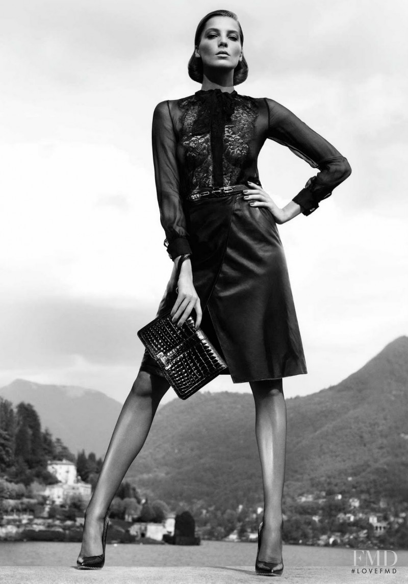 Daria Werbowy featured in  the Salvatore Ferragamo advertisement for Autumn/Winter 2011