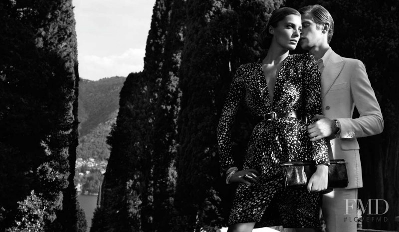 Daria Werbowy featured in  the Salvatore Ferragamo advertisement for Autumn/Winter 2011