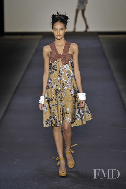 Gracie Carvalho featured in  the Andrea Marques fashion show for Spring/Summer 2011