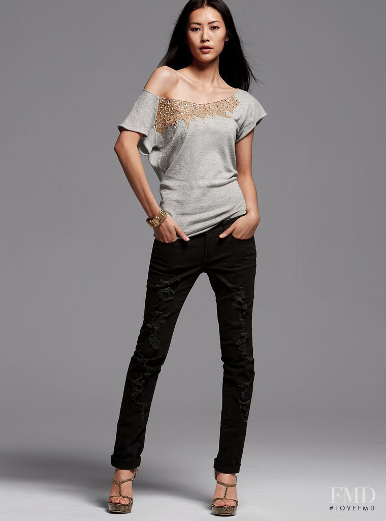 Liu Wen featured in  the Victoria\'s Secret Clothing catalogue for Spring/Summer 2010