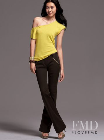 Liu Wen featured in  the Victoria\'s Secret Clothing catalogue for Spring/Summer 2010