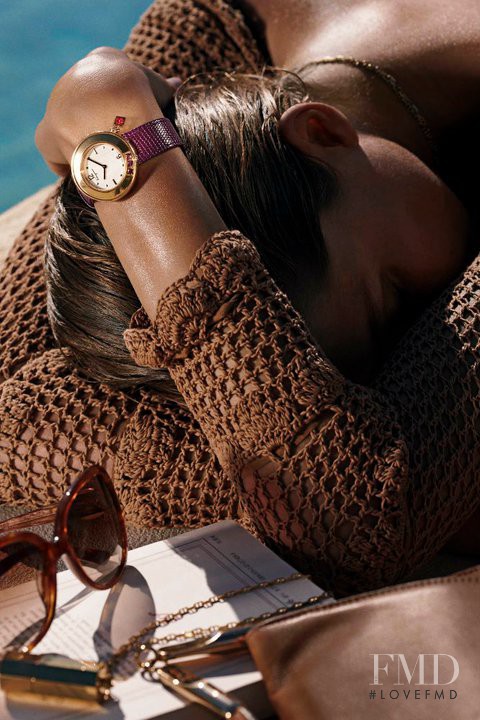 Daria Werbowy featured in  the Salvatore Ferragamo advertisement for Spring/Summer 2011