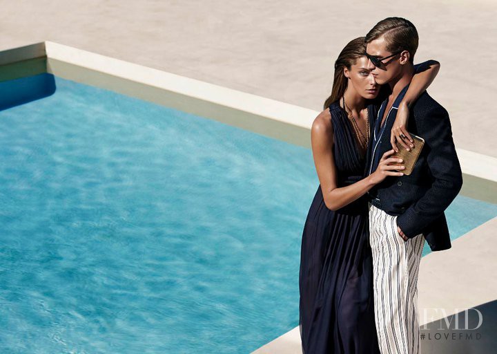 Daria Werbowy featured in  the Salvatore Ferragamo advertisement for Spring/Summer 2011