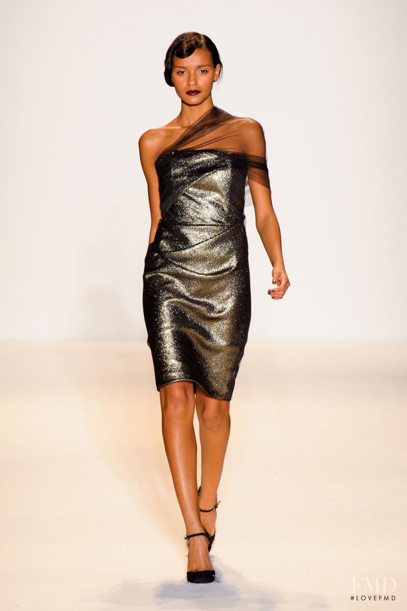 Gracie Carvalho featured in  the Lela Rose fashion show for Autumn/Winter 2011