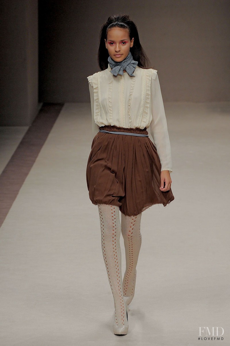 Gracie Carvalho featured in  the Kristina Ti fashion show for Autumn/Winter 2011