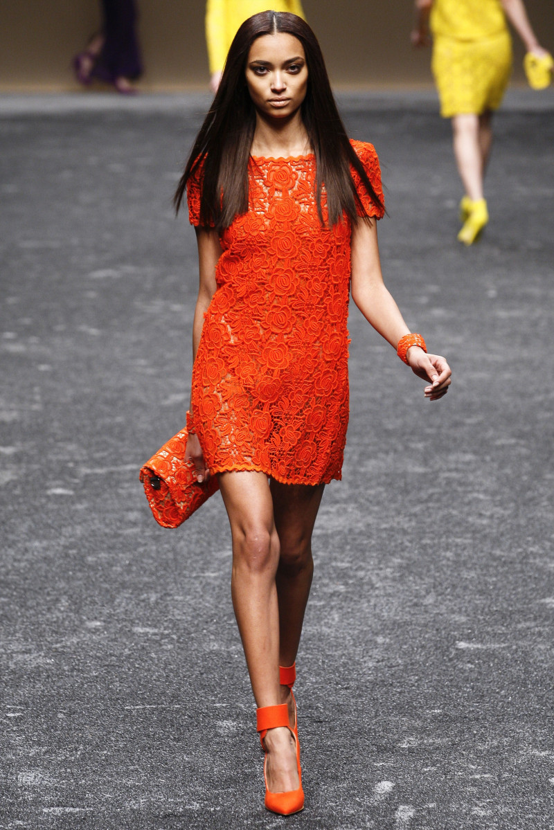 Anais Mali featured in  the Blumarine fashion show for Autumn/Winter 2011