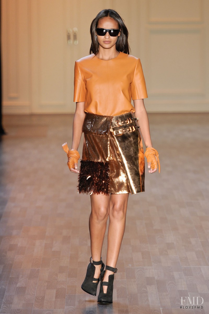 Gracie Carvalho featured in  the Ellus fashion show for Autumn/Winter 2012