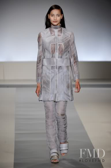 Gracie Carvalho featured in  the Gloria Coelho fashion show for Spring/Summer 2011