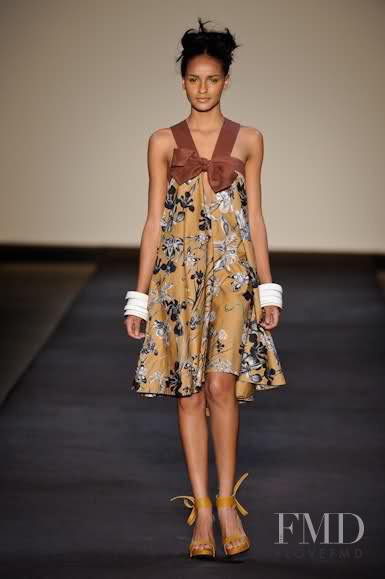 Gracie Carvalho featured in  the Andrea Marques fashion show for Spring/Summer 2011