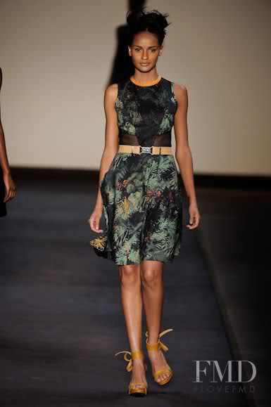 Gracie Carvalho featured in  the Andrea Marques fashion show for Spring/Summer 2011