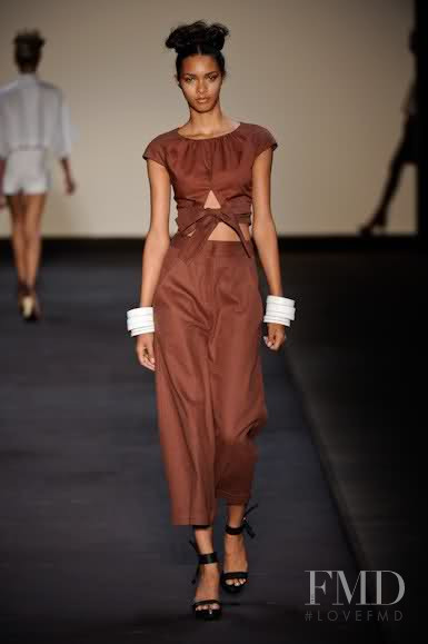 Lais Ribeiro featured in  the Andrea Marques fashion show for Spring/Summer 2011