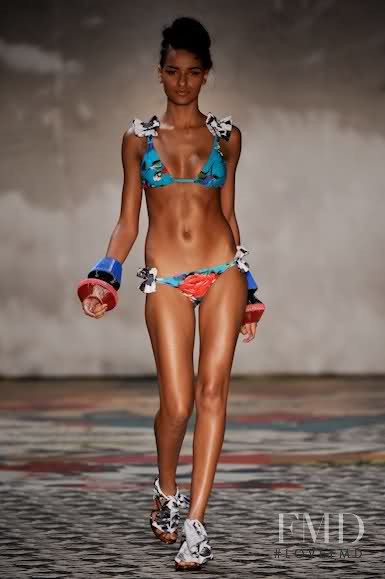 Gracie Carvalho featured in  the Salinas fashion show for Spring/Summer 2011