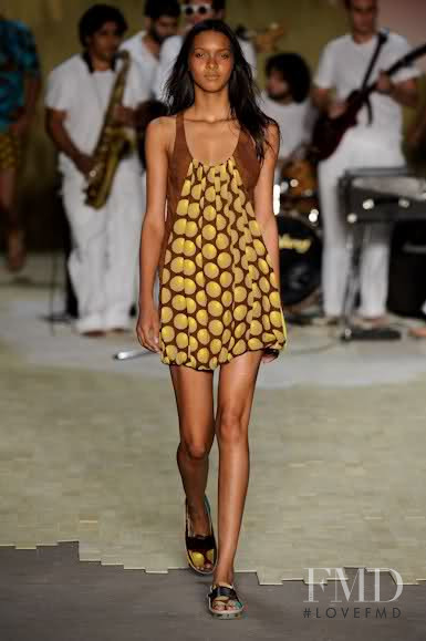 Lais Ribeiro featured in  the Totem fashion show for Spring/Summer 2011