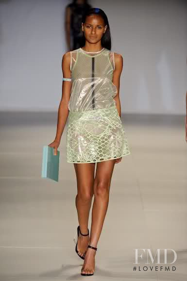 Gracie Carvalho featured in  the Tufi Duek fashion show for Spring/Summer 2011