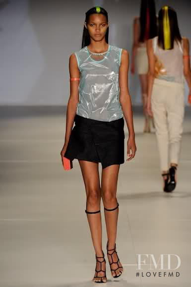 Lais Ribeiro featured in  the Tufi Duek fashion show for Spring/Summer 2011