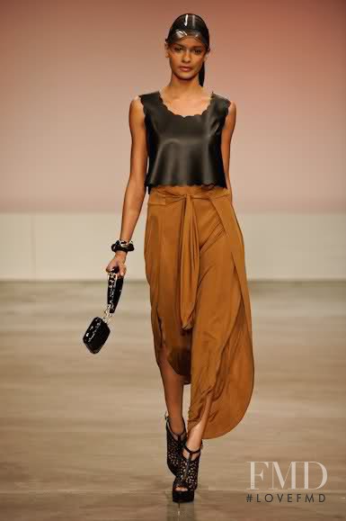 Gracie Carvalho featured in  the Iodice fashion show for Spring/Summer 2011