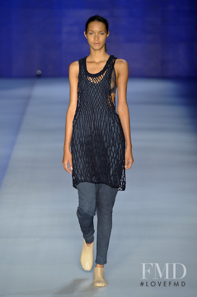 Lais Ribeiro featured in  the Osklen fashion show for Spring/Summer 2011