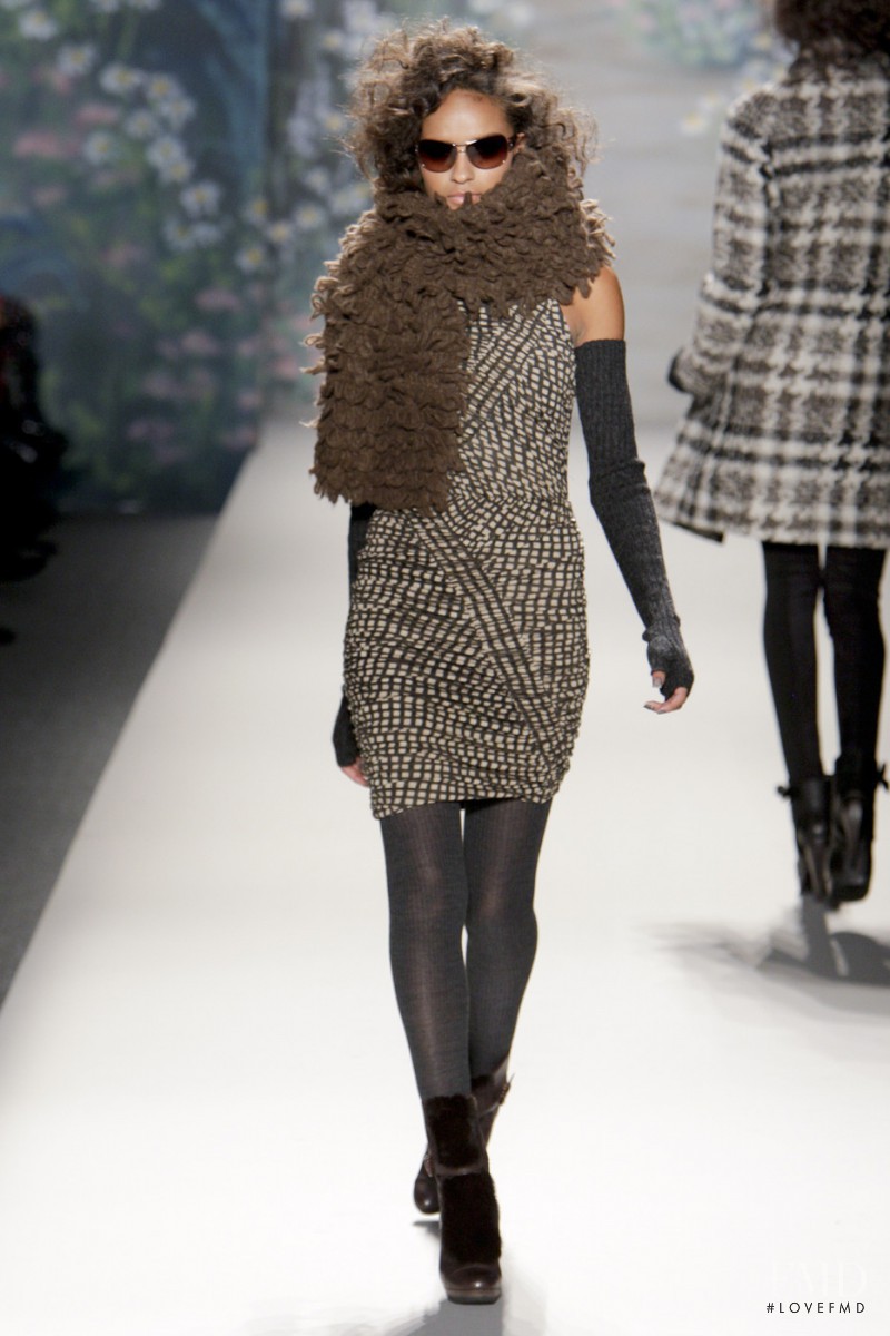 Gracie Carvalho featured in  the Tracy Reese fashion show for Autumn/Winter 2010