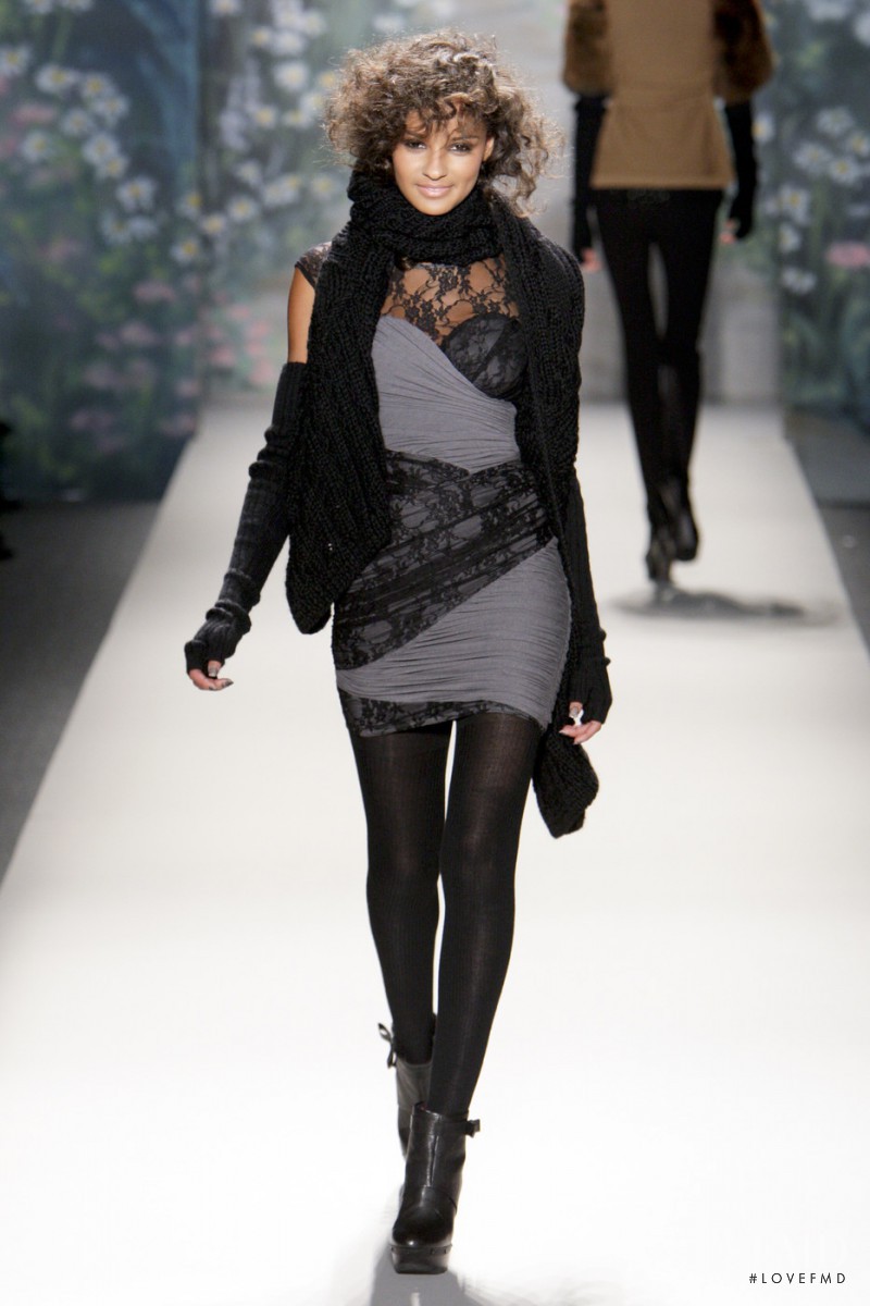 Gracie Carvalho featured in  the Tracy Reese fashion show for Autumn/Winter 2010