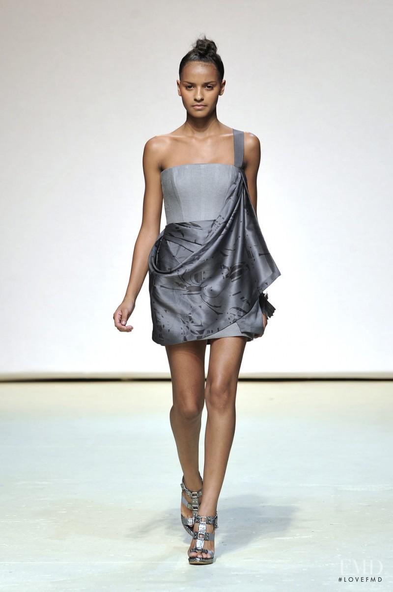 Gracie Carvalho featured in  the Richard Nicoll fashion show for Spring/Summer 2010