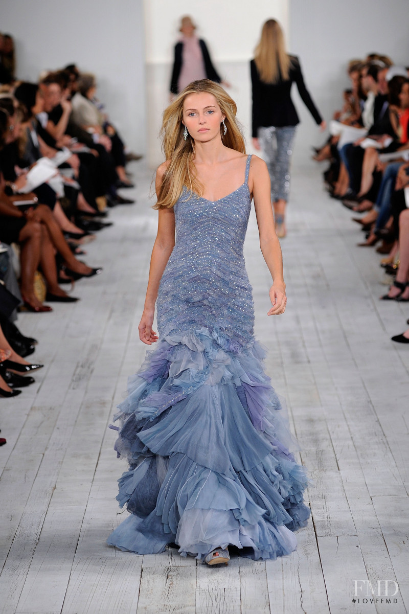 Valentina Zelyaeva featured in  the Ralph Lauren Collection fashion show for Spring/Summer 2010