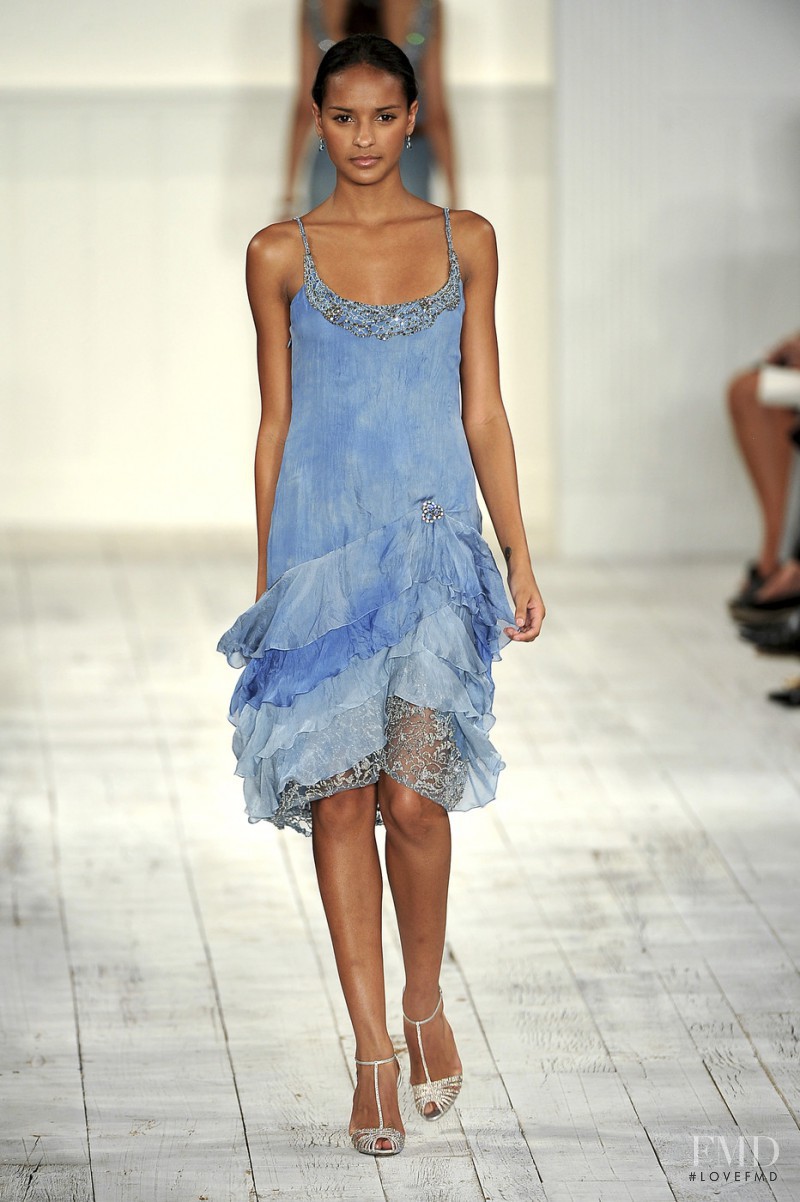 Gracie Carvalho featured in  the Ralph Lauren Collection fashion show for Spring/Summer 2010