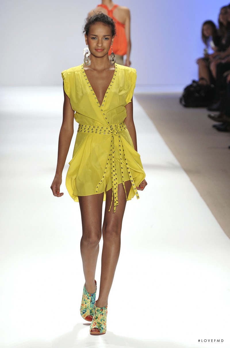 Gracie Carvalho featured in  the Nanette Lepore fashion show for Spring/Summer 2010