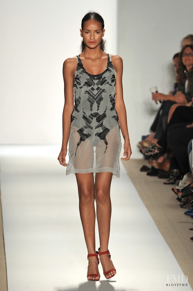 Gracie Carvalho featured in  the Brian Reyes fashion show for Spring/Summer 2010