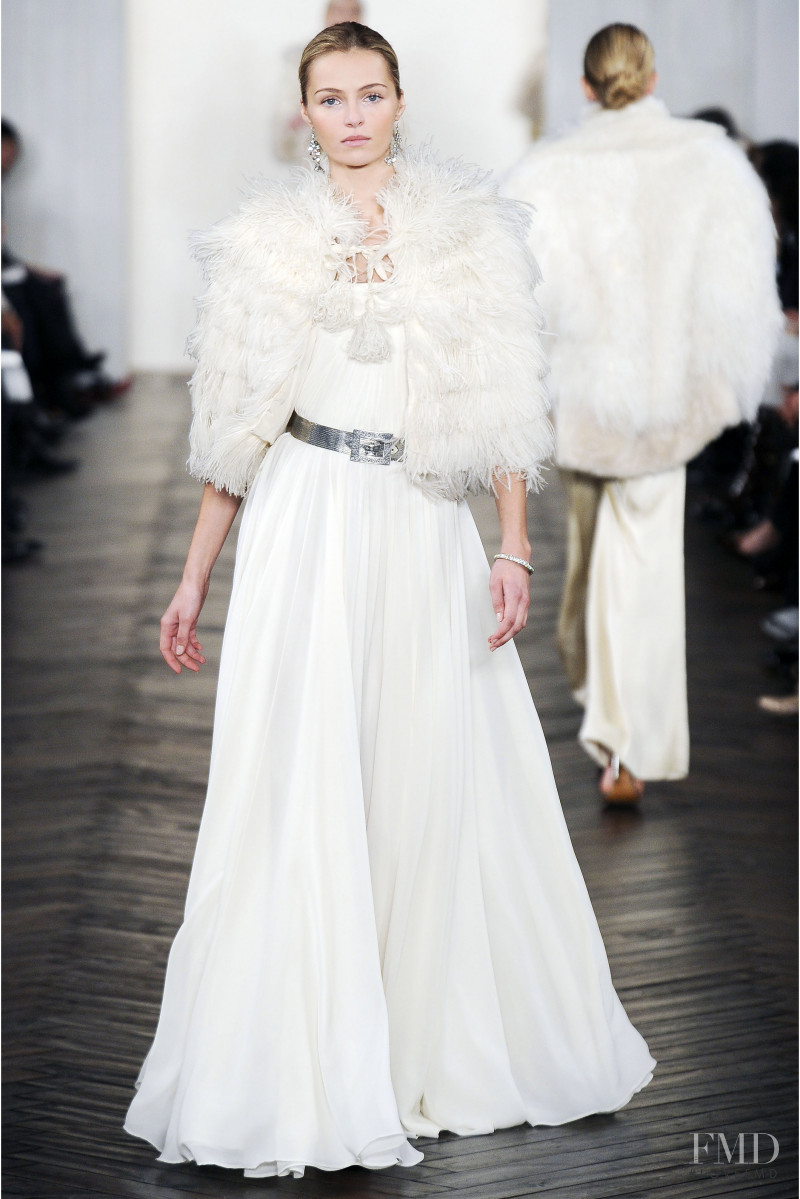 Valentina Zelyaeva featured in  the Ralph Lauren Collection fashion show for Autumn/Winter 2009